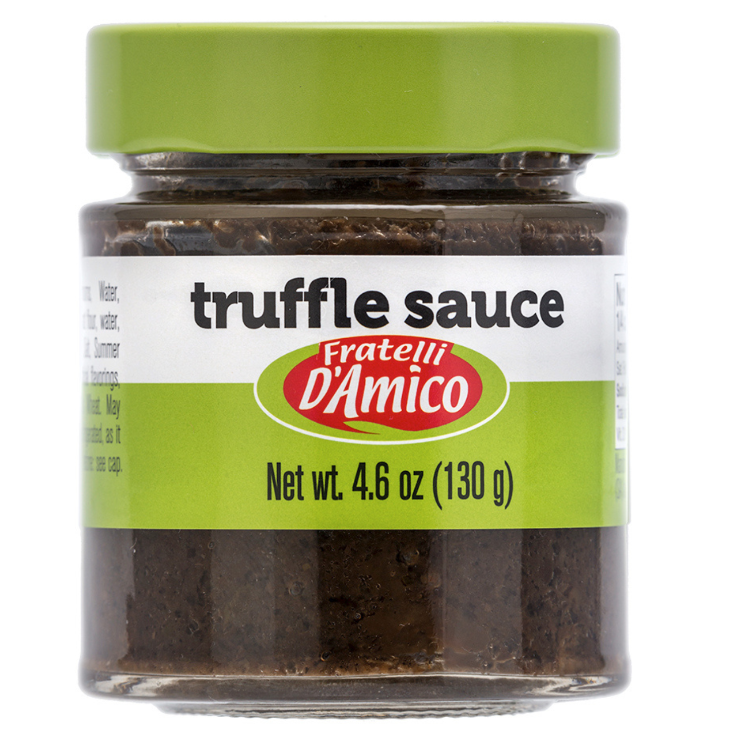 Fratelli D'Amico, Truffle Sauce, Tartufata, Pate', 4.06 oz, Black Truffle Paste, Dip, Spread, Truff Sauce, Product of Italy
