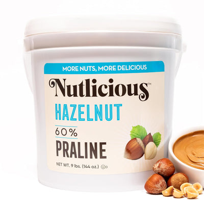 Nutlicious, Hazelnut Praline for Foodservice, 60% Praline, 9 lb