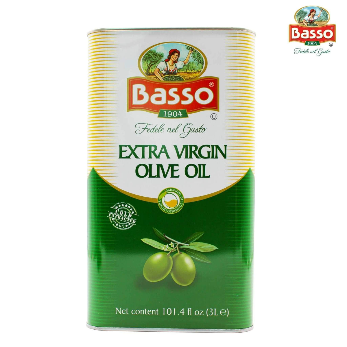 Basso Extra Virgin Olive Oil 3 Litre Manzo Food Sales