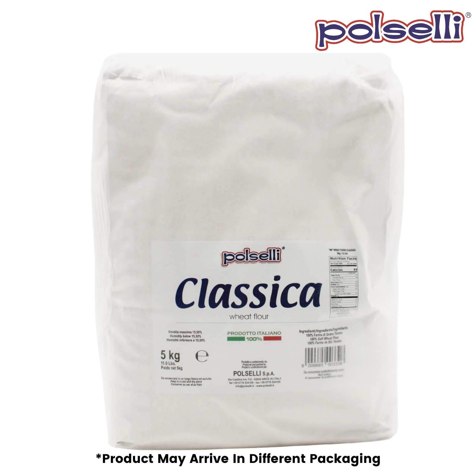 Polselli: Classica Tipo 00 Pizza Flour (Neapolitan) 11 lbs