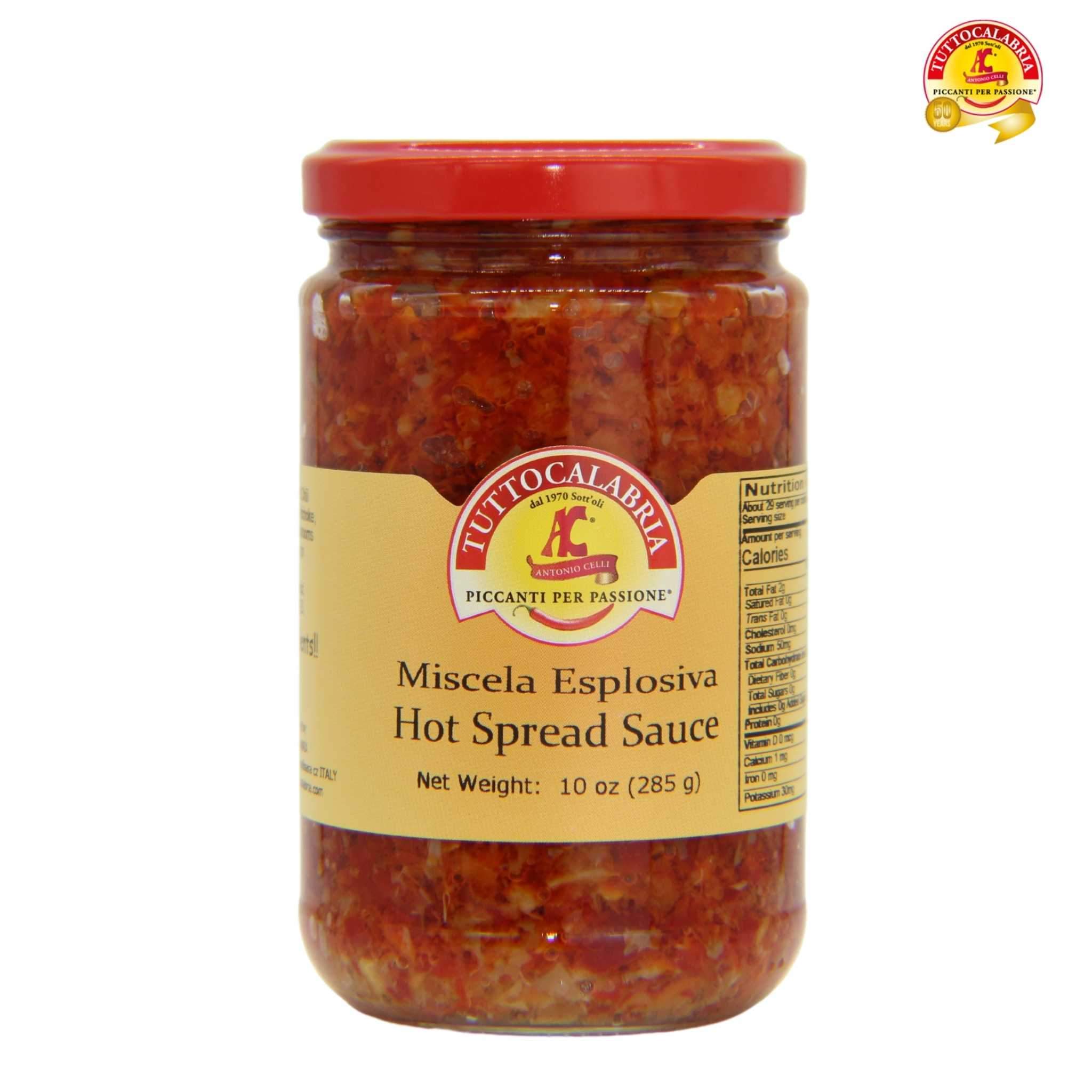 Tutto Calabria Miscela Esplosiva Hot Chili Spread 9.8 oz.