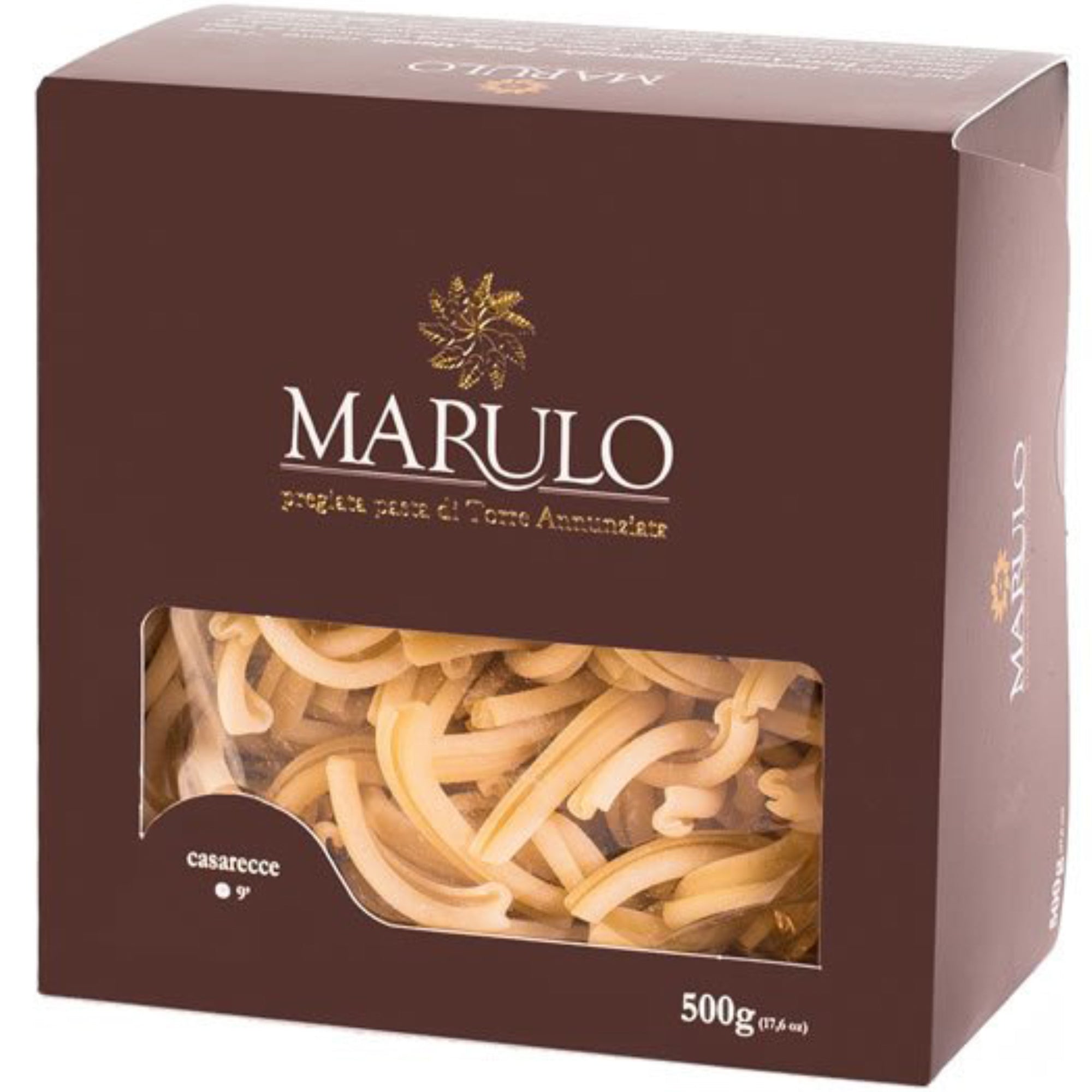 casarecce pasta Marulo Artisan Pasta Spaguetti Bucatini Penne PAsta Calamata Bronze Cut imported pasta from italy casarecce pasta    WholesaleItalianFood.com is pleased to offer  authentic Marulo Artisan Pasta made from the finest, high-quality ingredients at an affordable price. We are passionate and dedicated to our products, the environment, and providing a fantastic variety of pasta like our delicious Marulo Artisan Pasta.