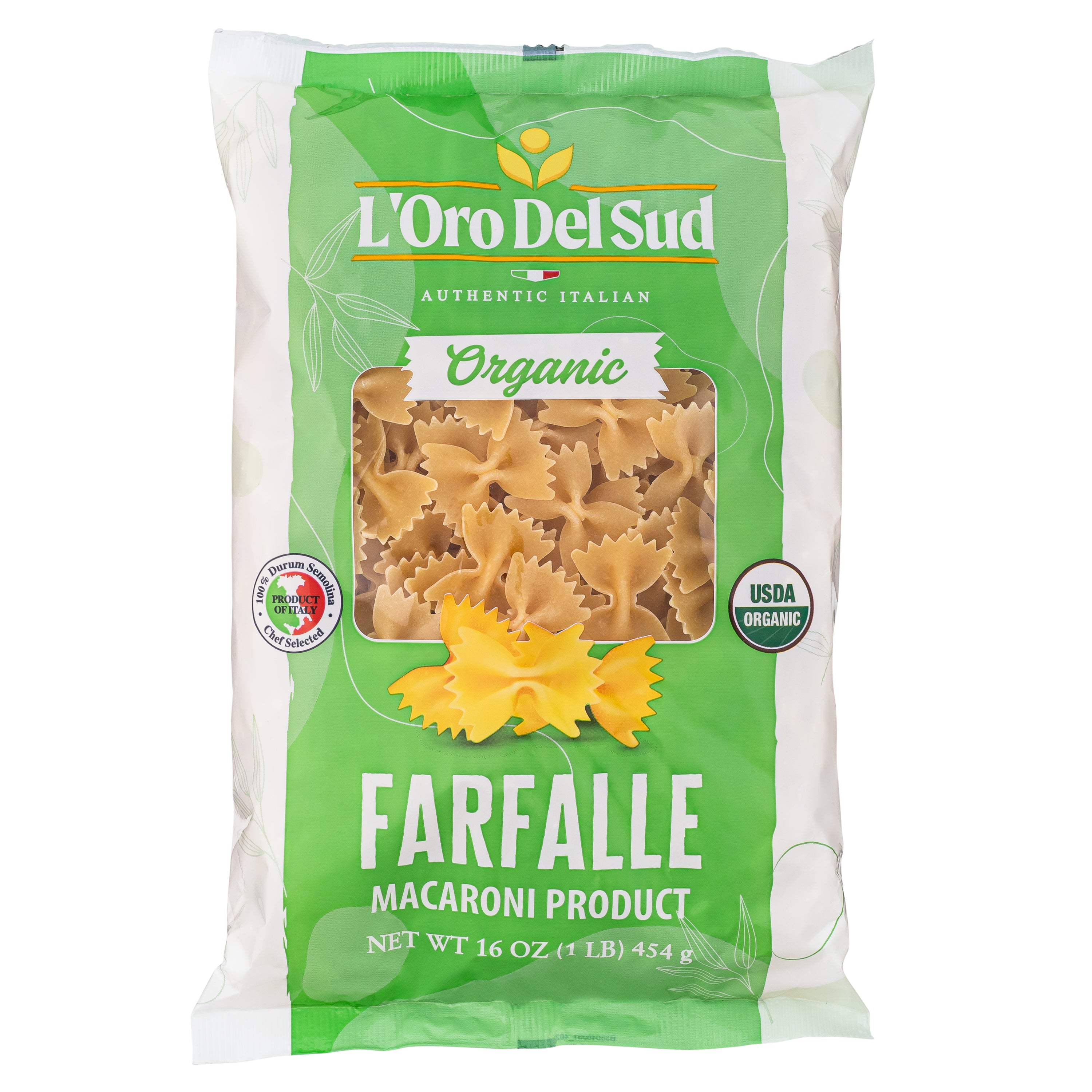 L'Oro Del Sud Farfalle Pasta 1 lb. Bag