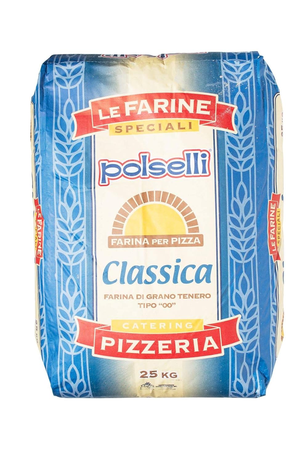 Polselli Classica Tipo 00 Pizza Flour (Neapolitan) - 2.2 lb Bag - Premium Italian Flour for Authentic Pizza - Imported by Manzo