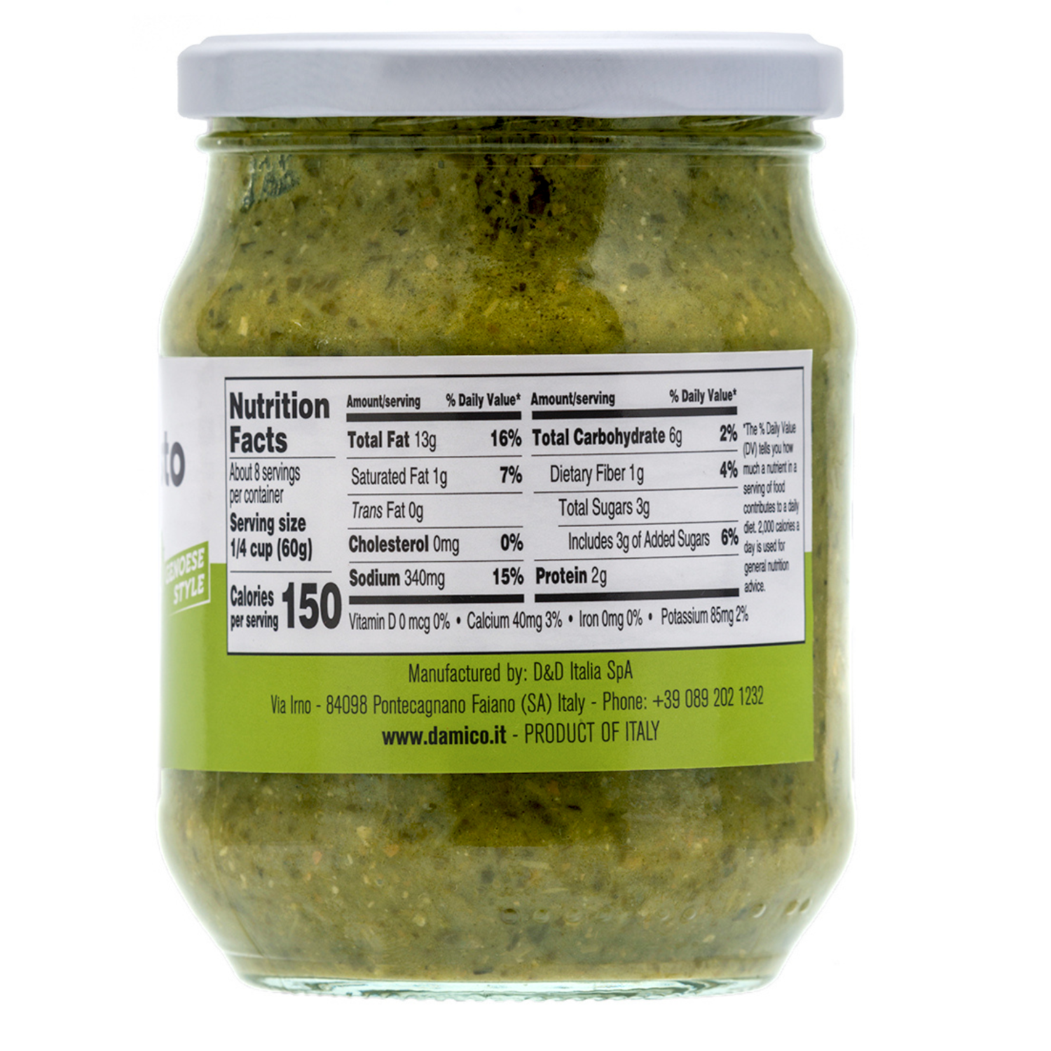 Pesto alla genovese - typical Italian pesto - simply use in pasta or as a bruschetta topping. - use it on your salmon dishes