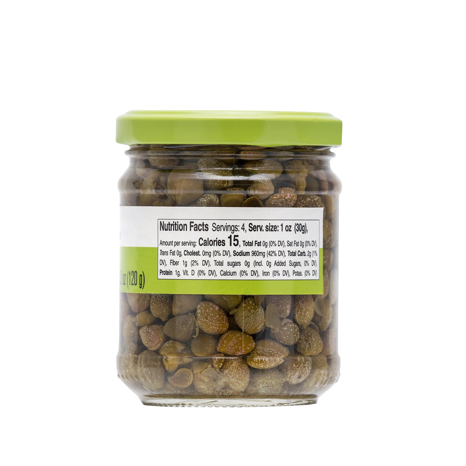 Fratelli D'Amico, Capers, 9, Italian Capers in Brine, Jar, 7.1 oz (200g), Product of Italy