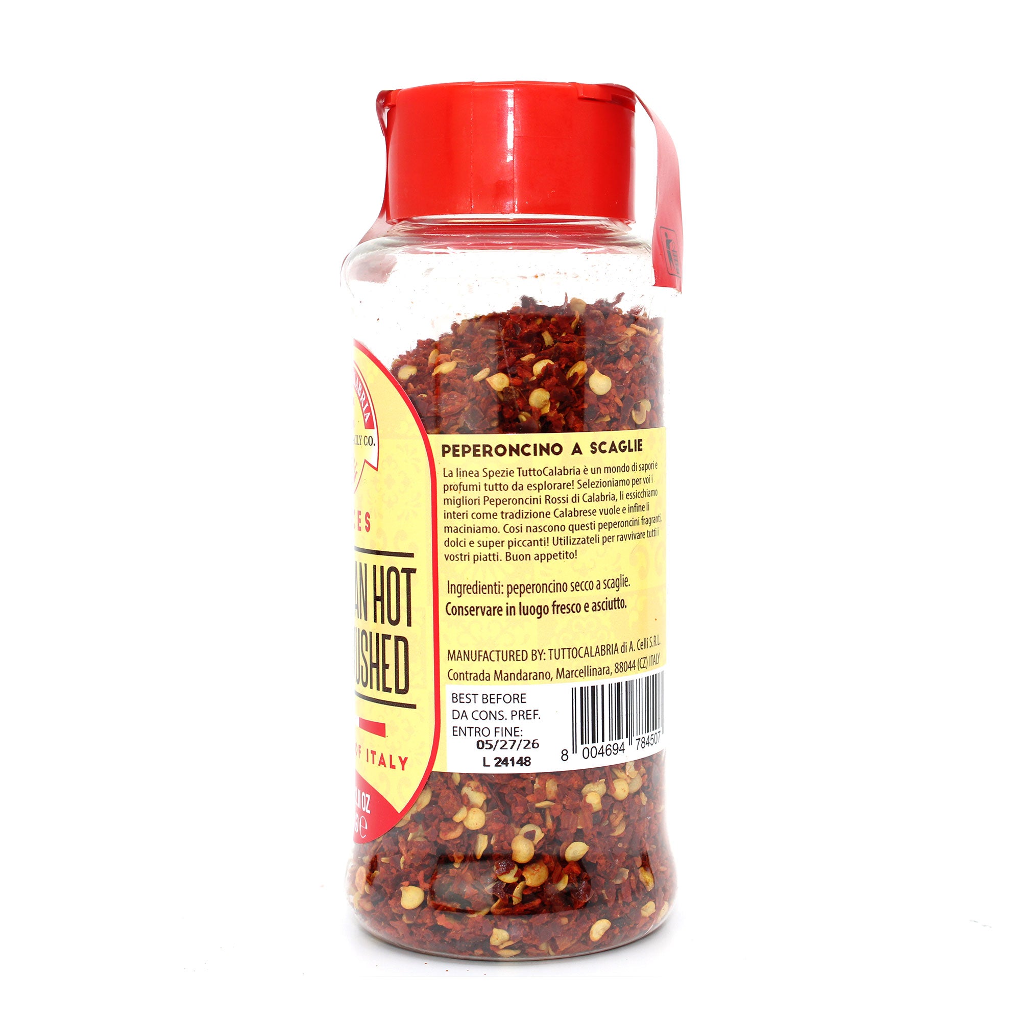 Calabrian Crushed Chili Dry Pepper crushed