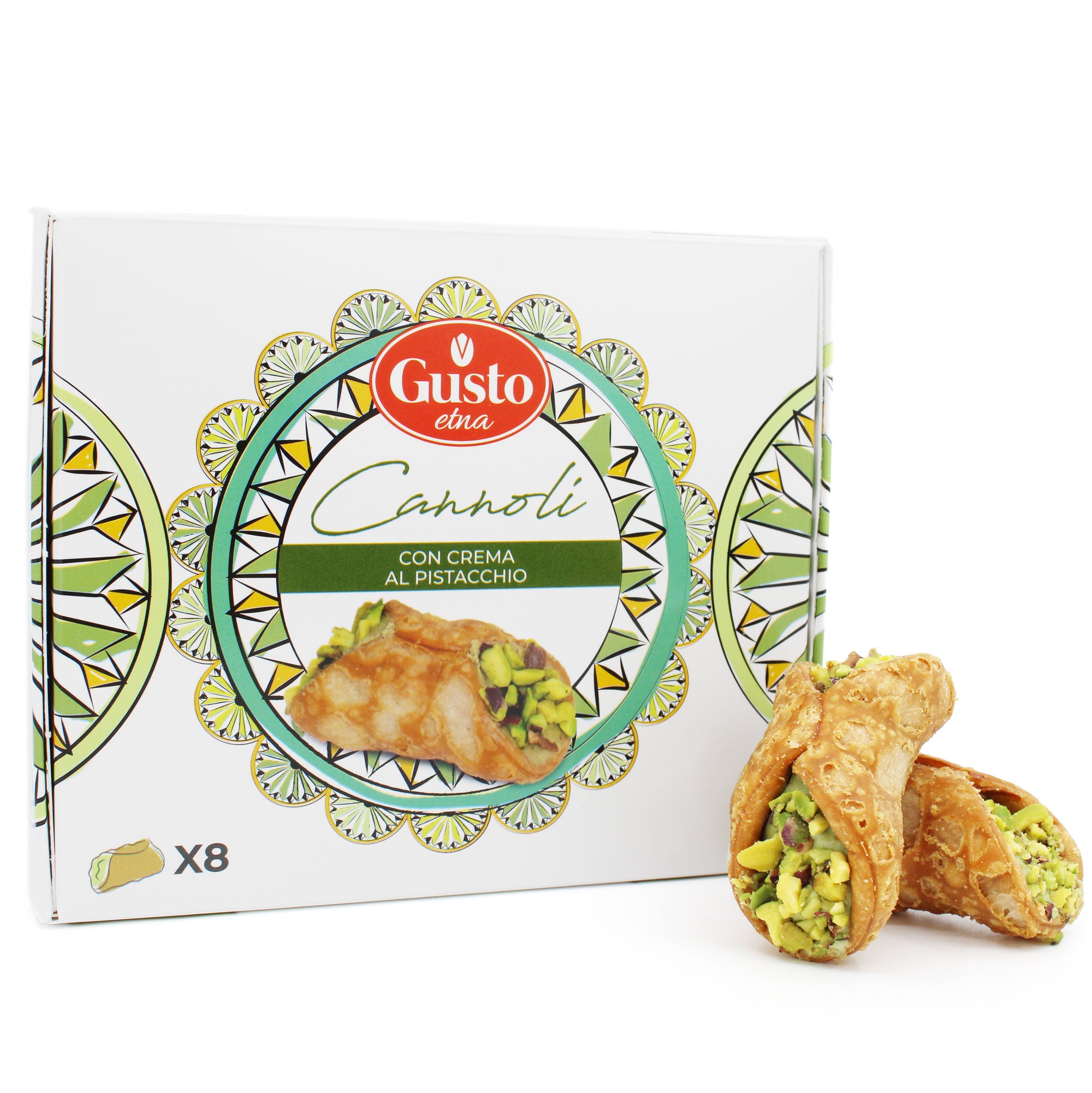 Wholesale Italian Cannoli Pistachio Cream, Gusto Etna