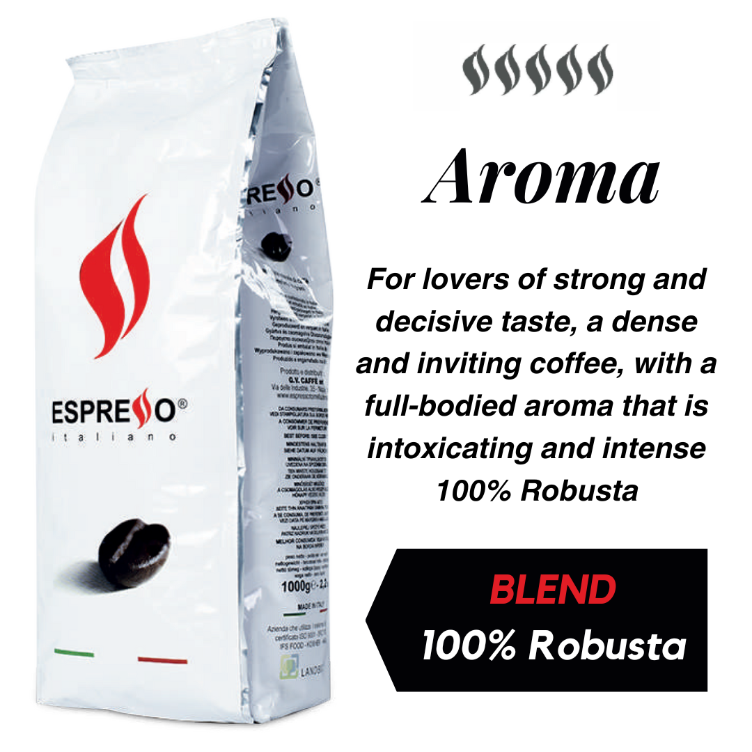 ESPRESSO® Aroma Coffee, Neapolitan Espresso Beans (2.2lb)