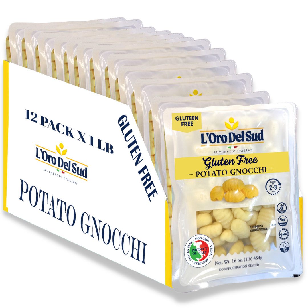 L'Oro Del Sud's Gluten-Free Potato Gnocchi is proudly produced in Italy, a country famous for its pasta-making expertise. The brand's commitment to tradition and quality guarantees an authentic Italian culinary experience, even for those following gluten-free diets.