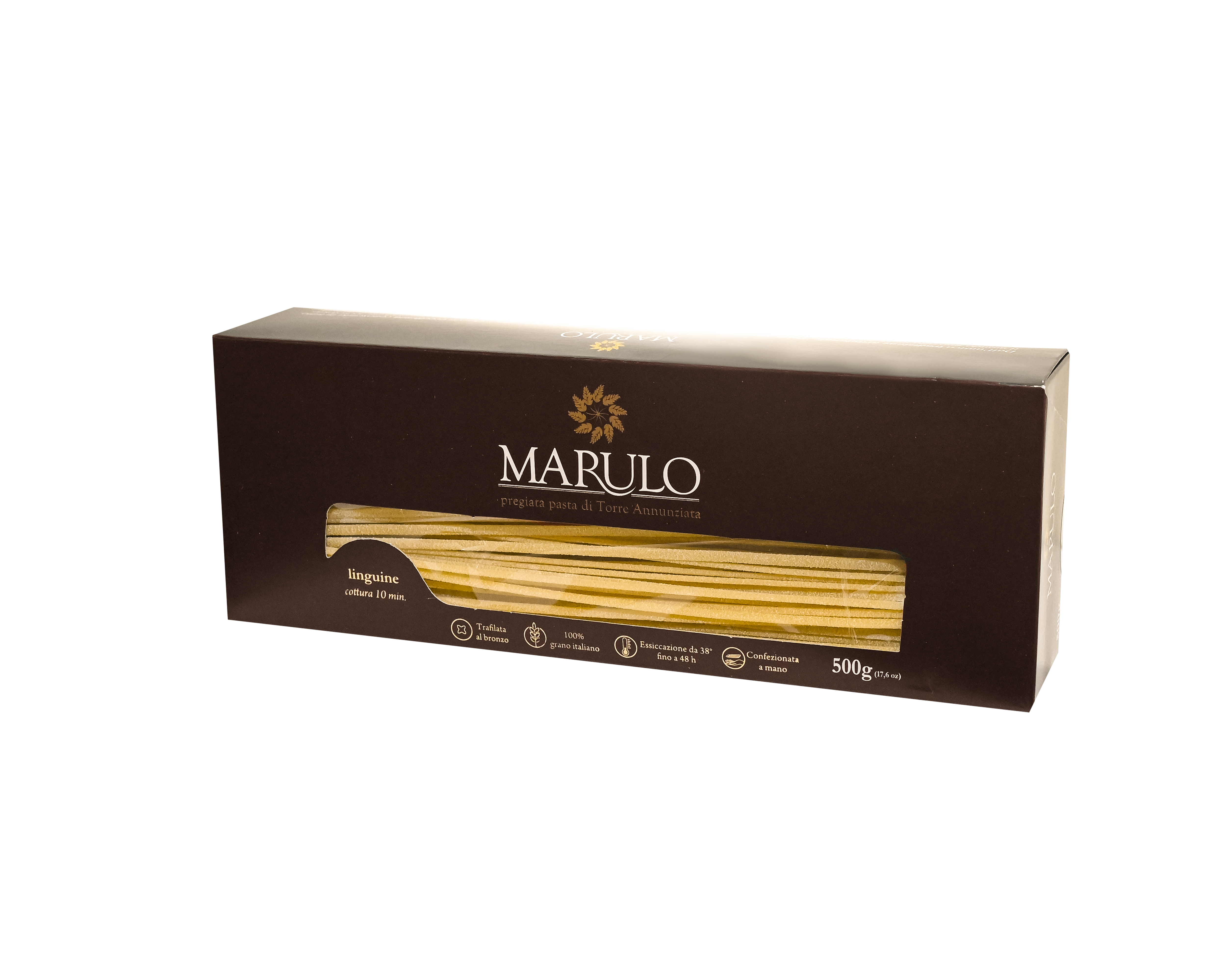 Marulo, Linguine, Short Pasta Bronze Die Cut Artisan