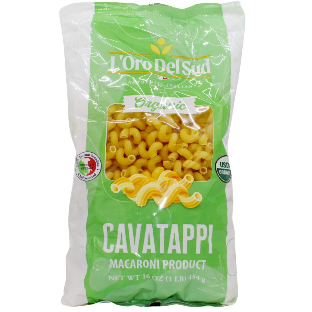 Organic L'Oro Del Sud Cavatappi Pasta 1 lb. Bag