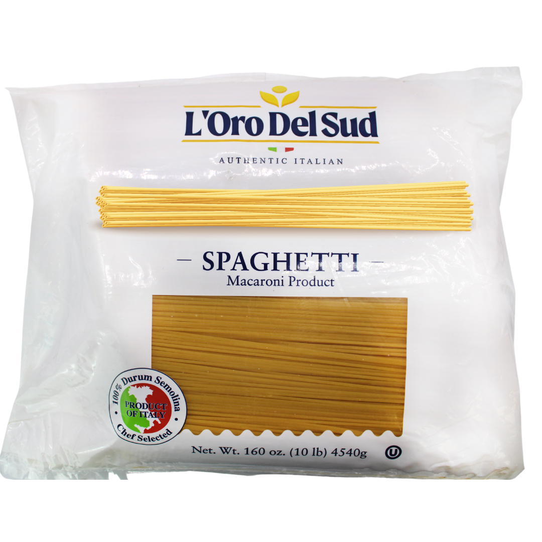 L'Oro Del Sud Spaghetti Pasta - 10lb Bag