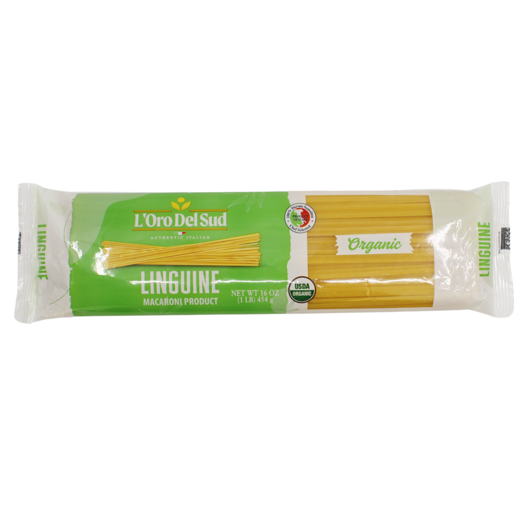 Organic L'Oro Del Sud Linguine Pasta 1 lb. Bag