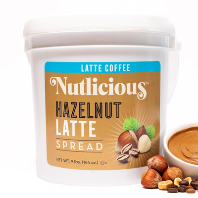 Nutlicious, Roasted Hazelnut & Roasted Coffee Latte Spread, 9 lb