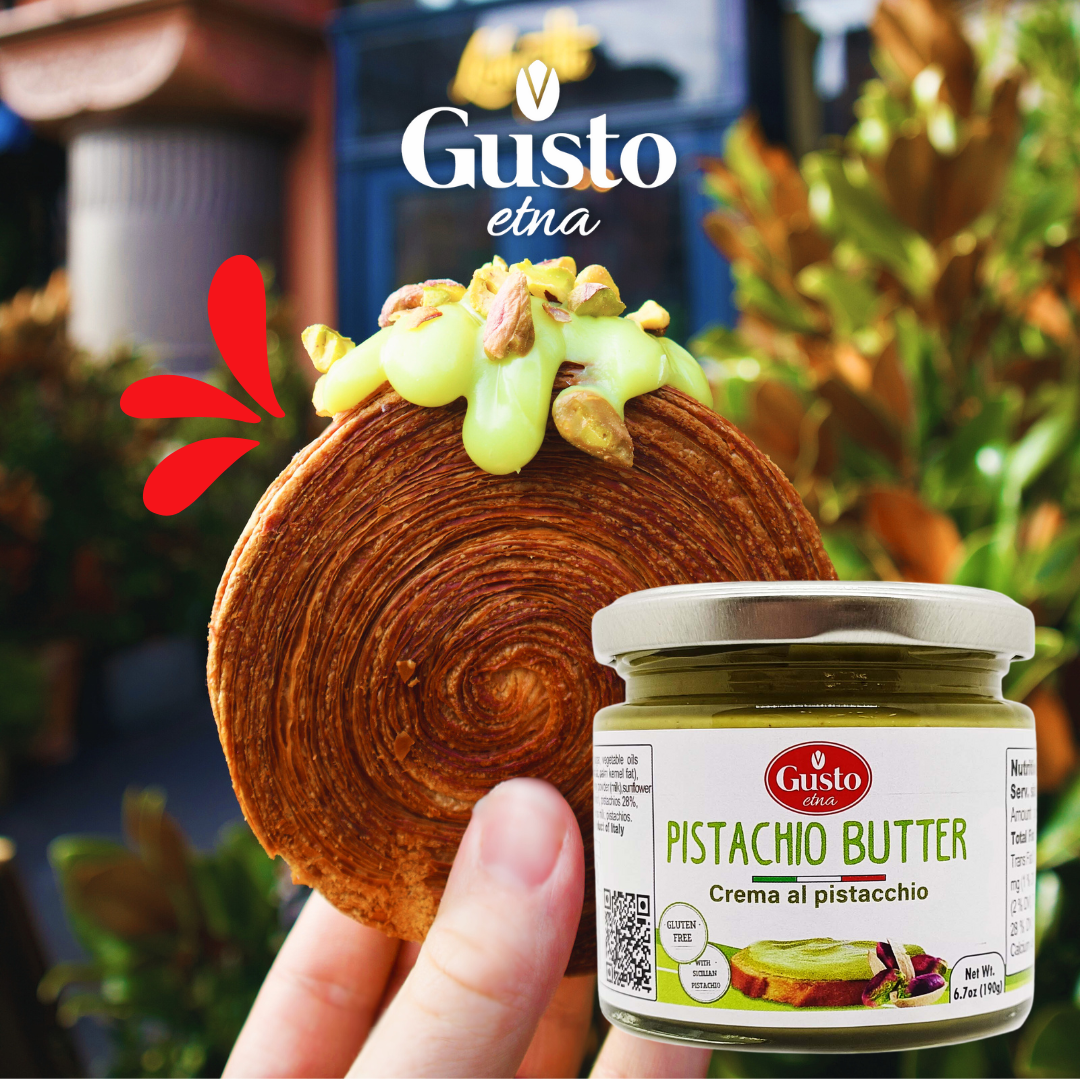 Pistachio Butter from Gusto Etna, Pistachio cream Gusto Etna, pistachio butter 