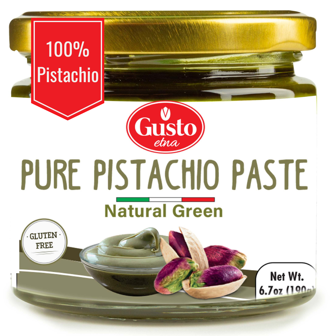 Gusto Etna Unsweet pistachio butter, pistachio paste, 100% pistachio paste 