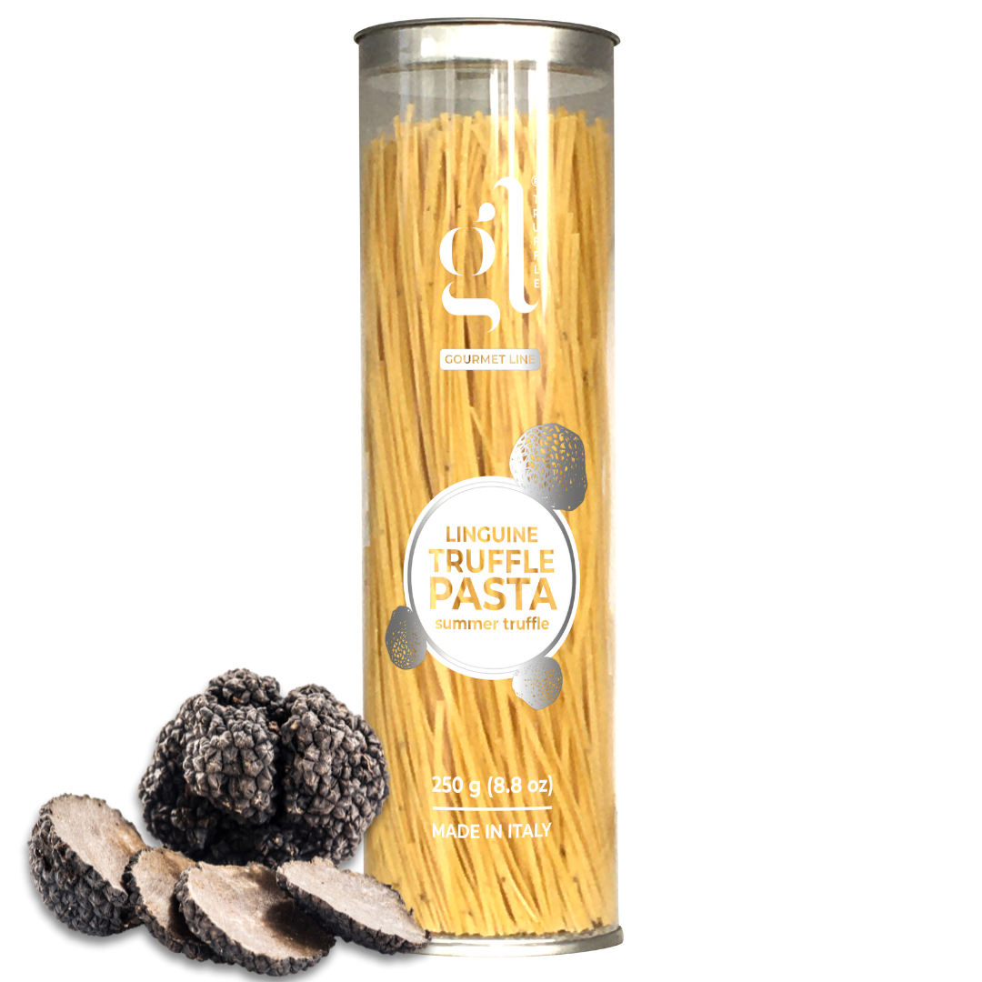 GL Truffle Gourmet Line, Linguine Truffle Pasta 250 gr (8.8 oz) Premium Pasta combines the finest Durum Wheat
