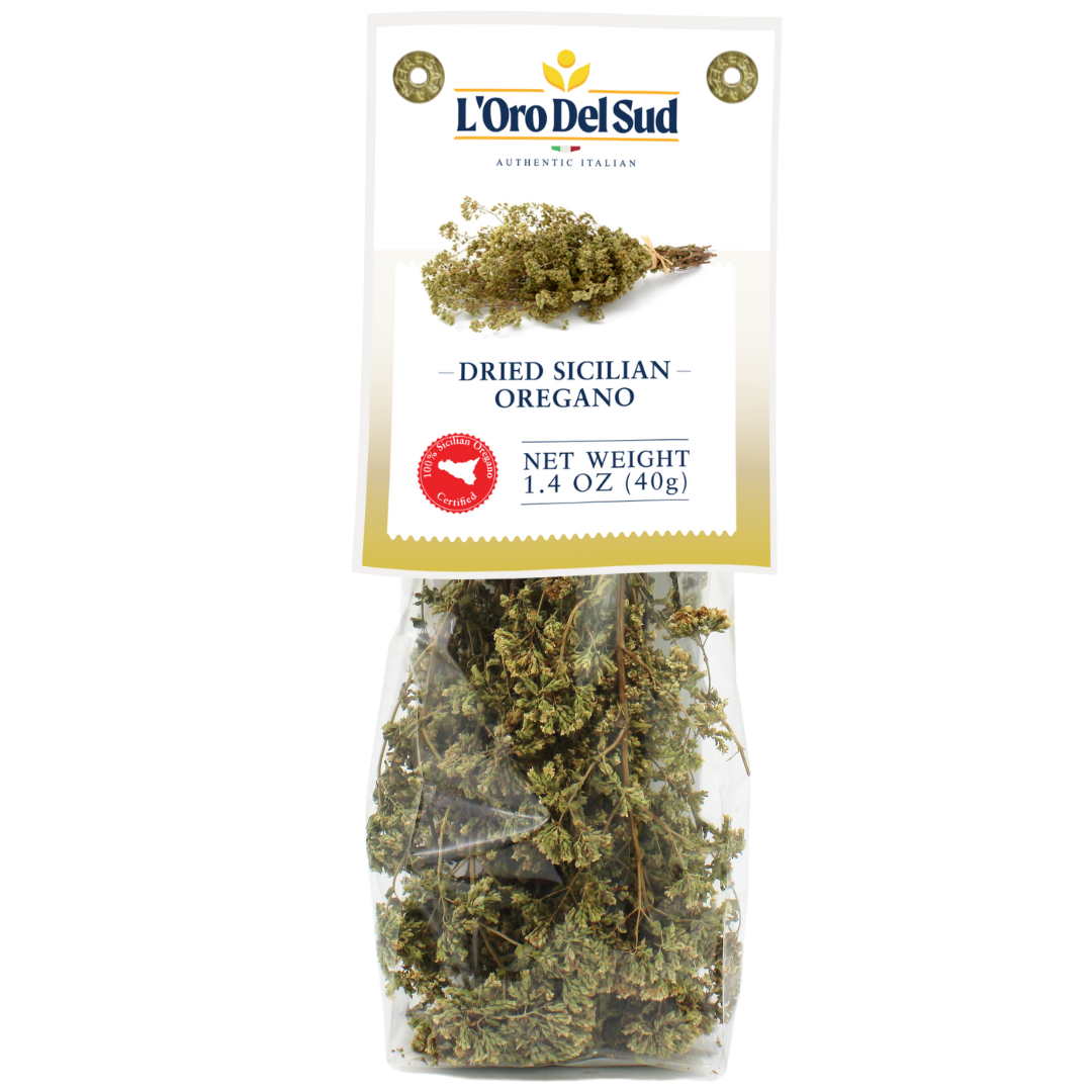 L'Oro Del Sud, Oregano, Dried Sicilian Oregano on the Stem, 1.4 oz (40 g)