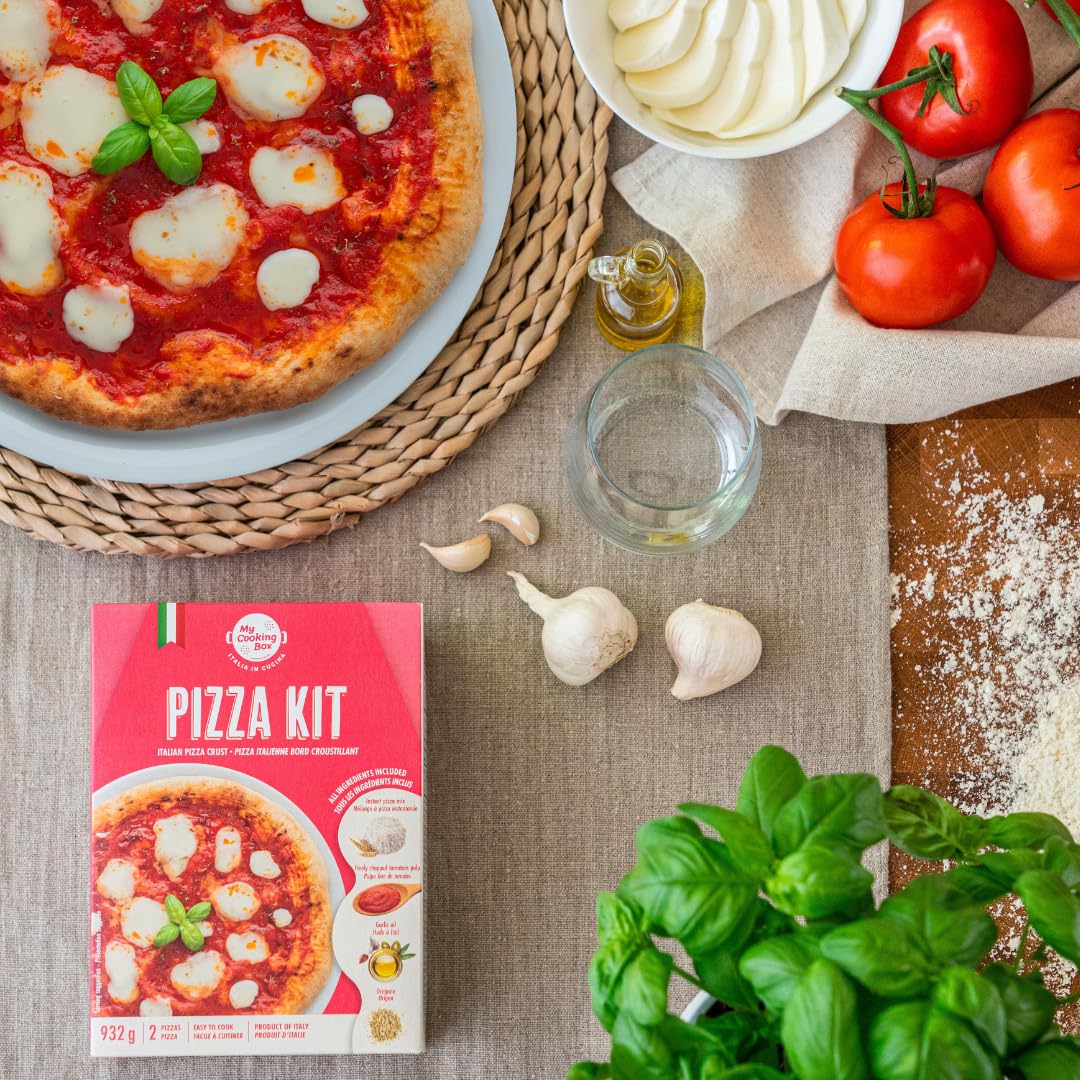 My Cooking Box Pizza Kit - Authentic Italian Pizza Experience Imported by Manzo