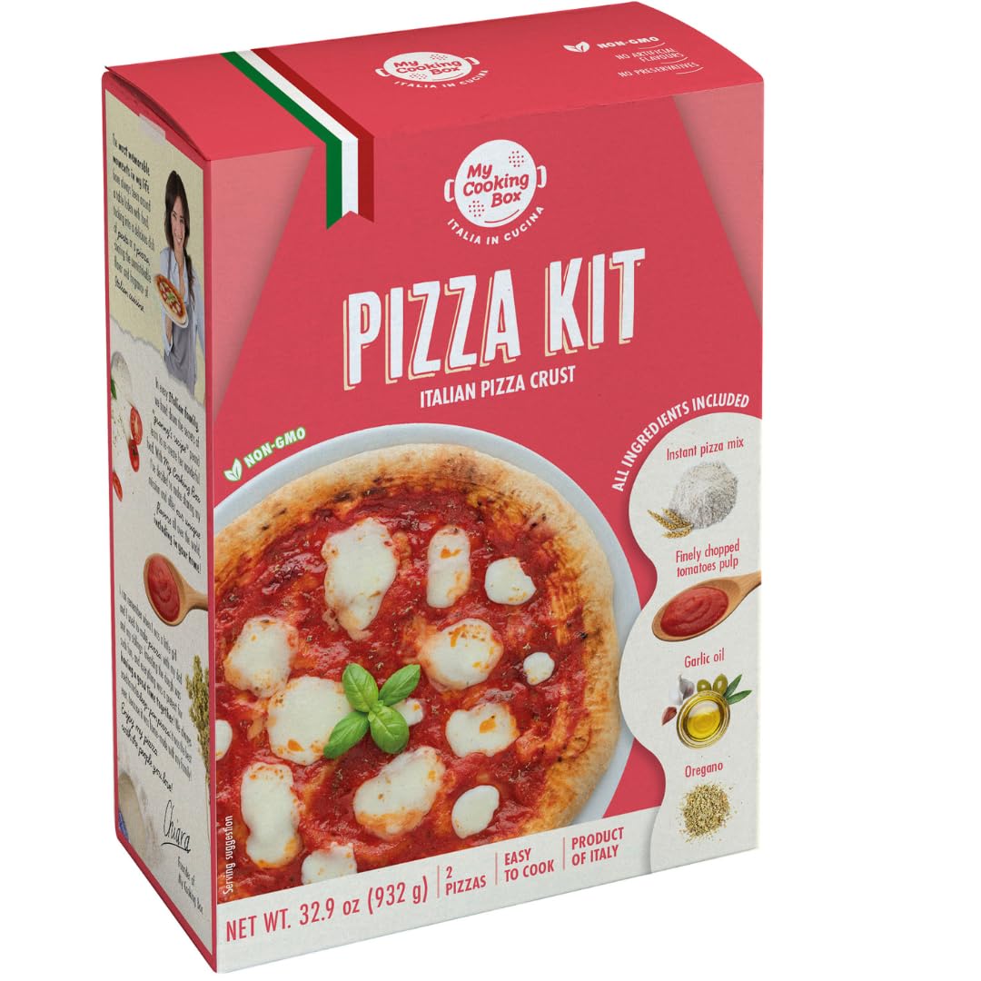 My Cooking Box Pizza Kit - Authentic Italian Pizza Experience Imported by Manzo