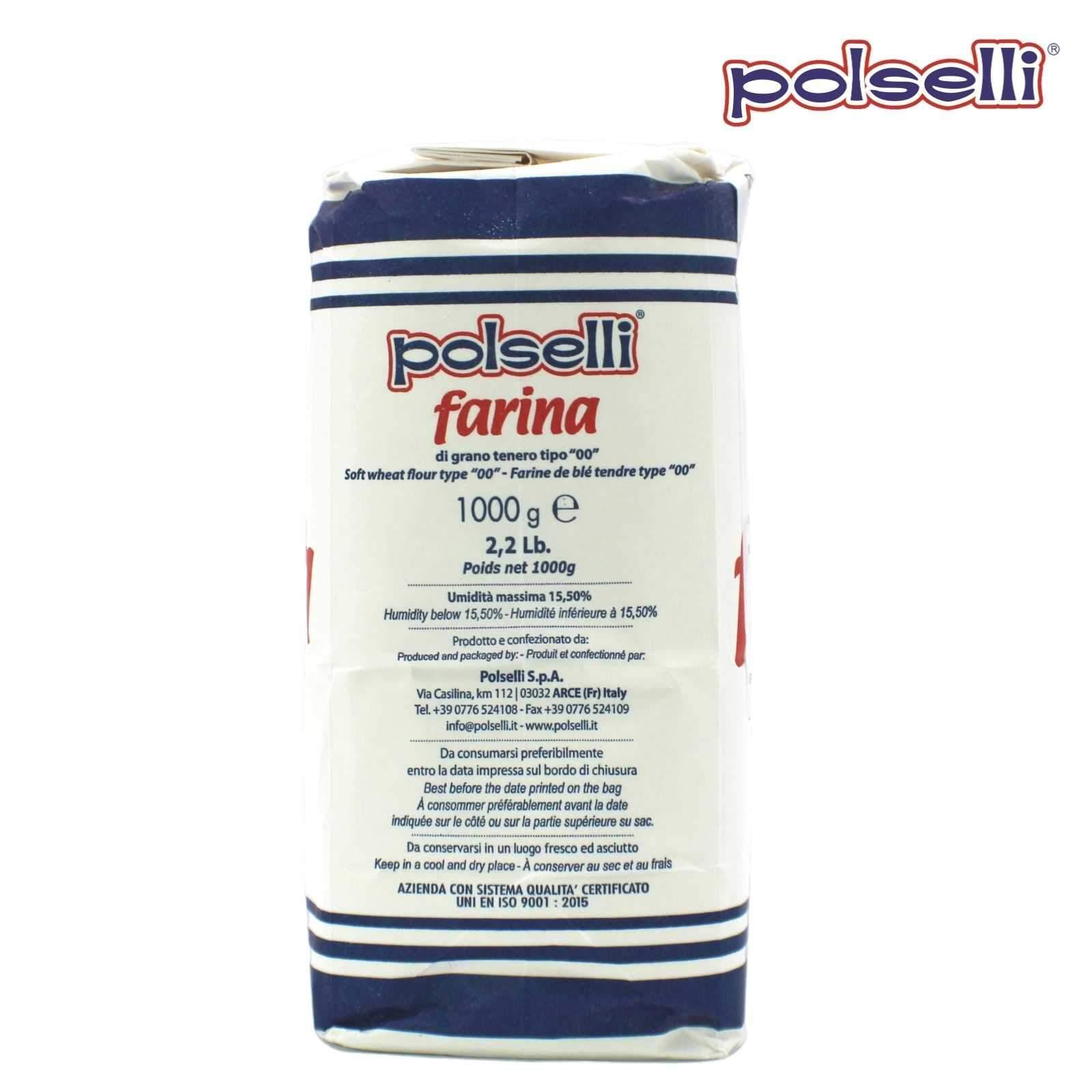 Polselli: 00 All Purpose Flour 2.2 lb. Bag - Wholesale Italian Food