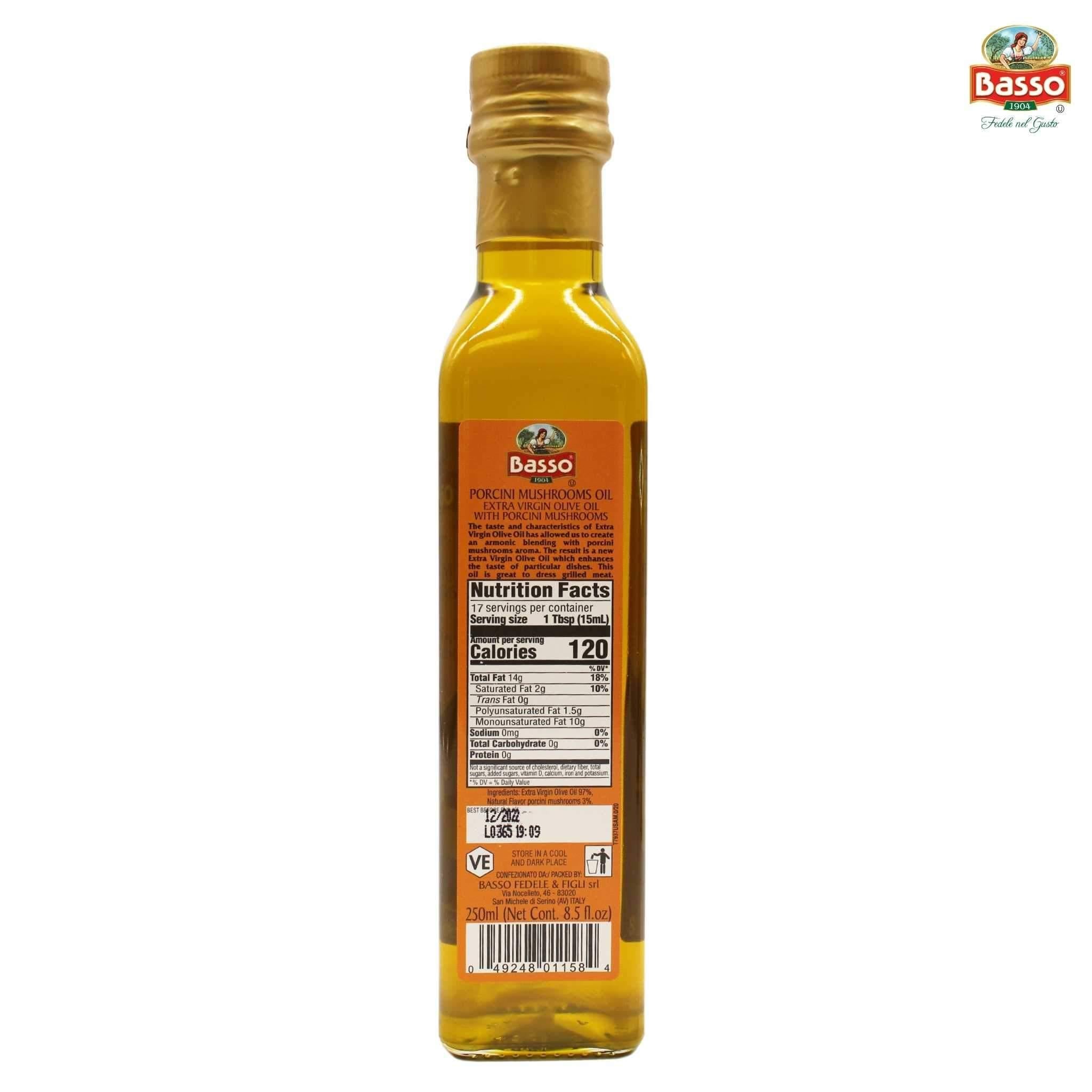 Basso Extra Virgin Olive Oil Porcini 8.5 fl oz