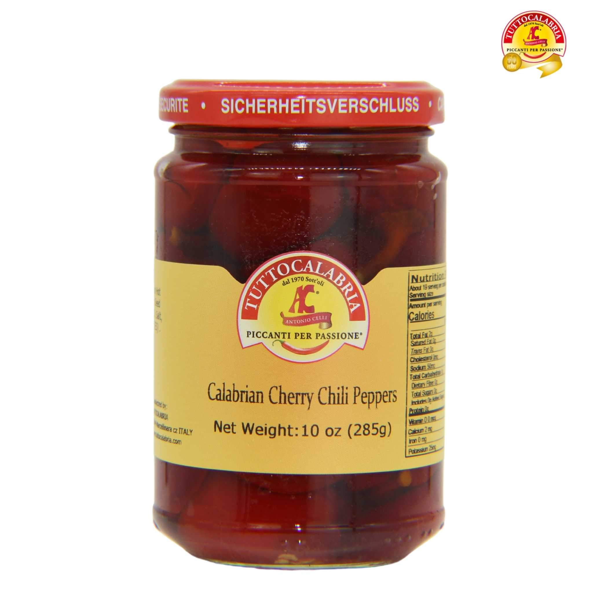 Calabrian Cherry Chili Peppers 9.8oz