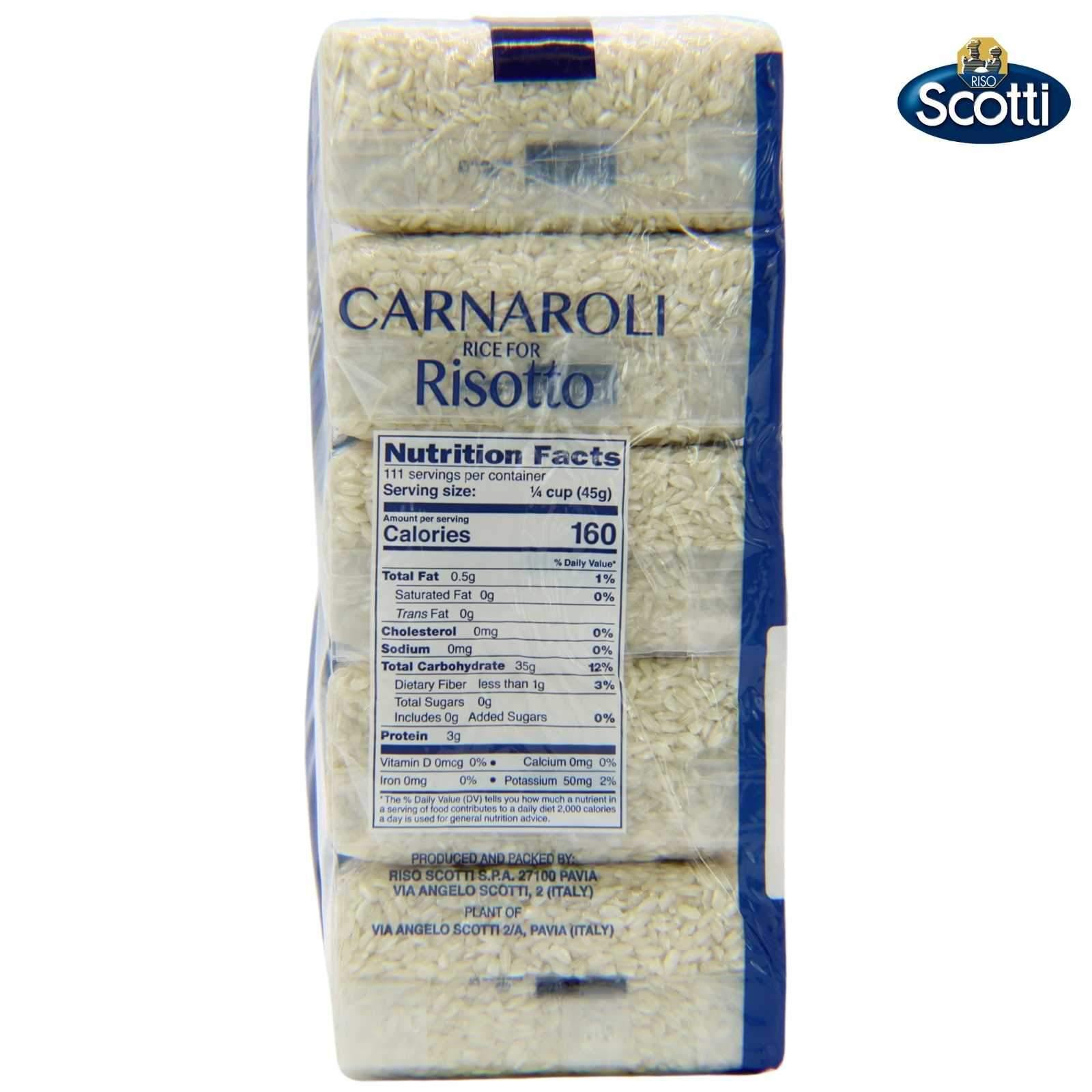 Riso Scotti Carnaroli Risotto Rice Nutrition