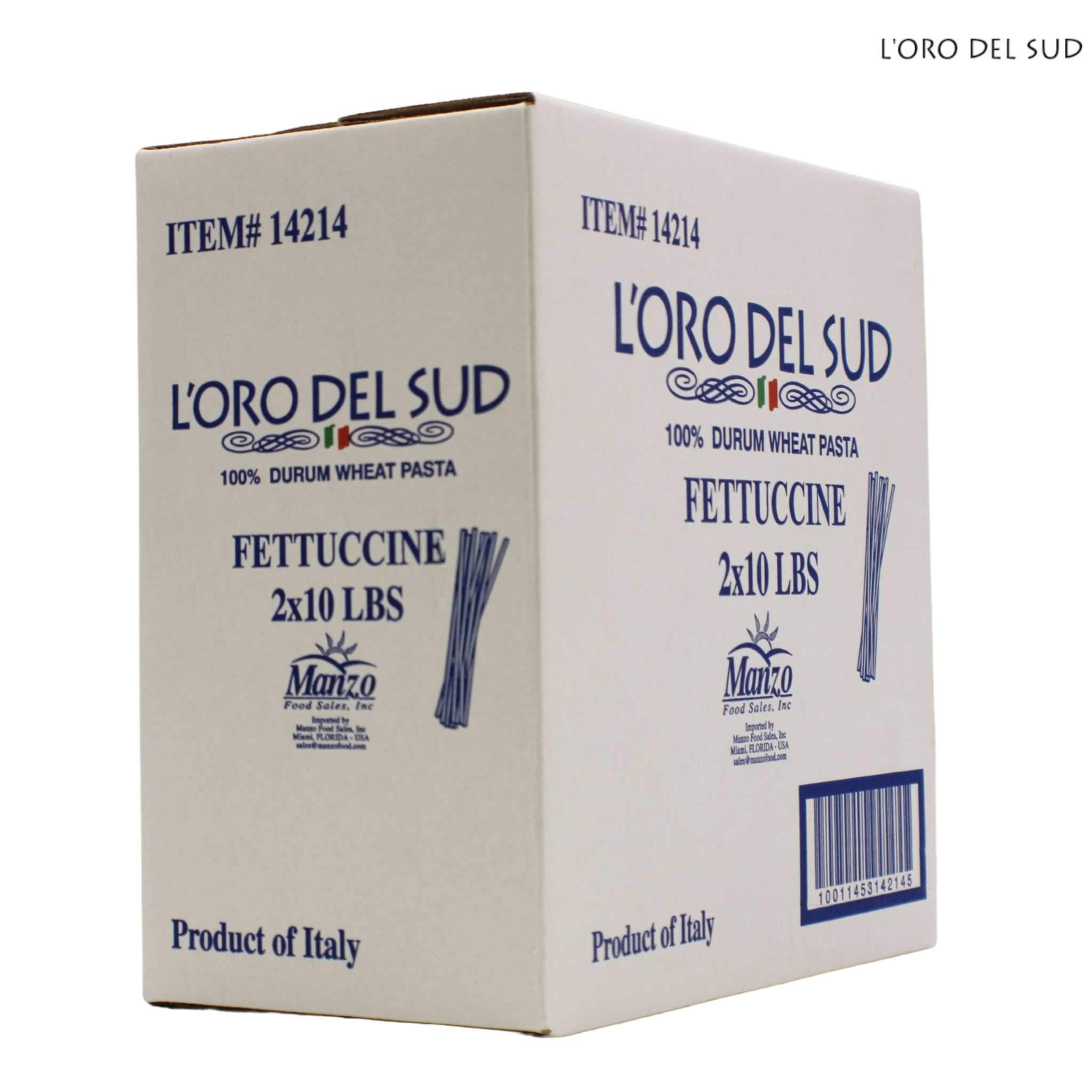 L'Oro Del Sud Fettuccine Pasta - 10lb Bag