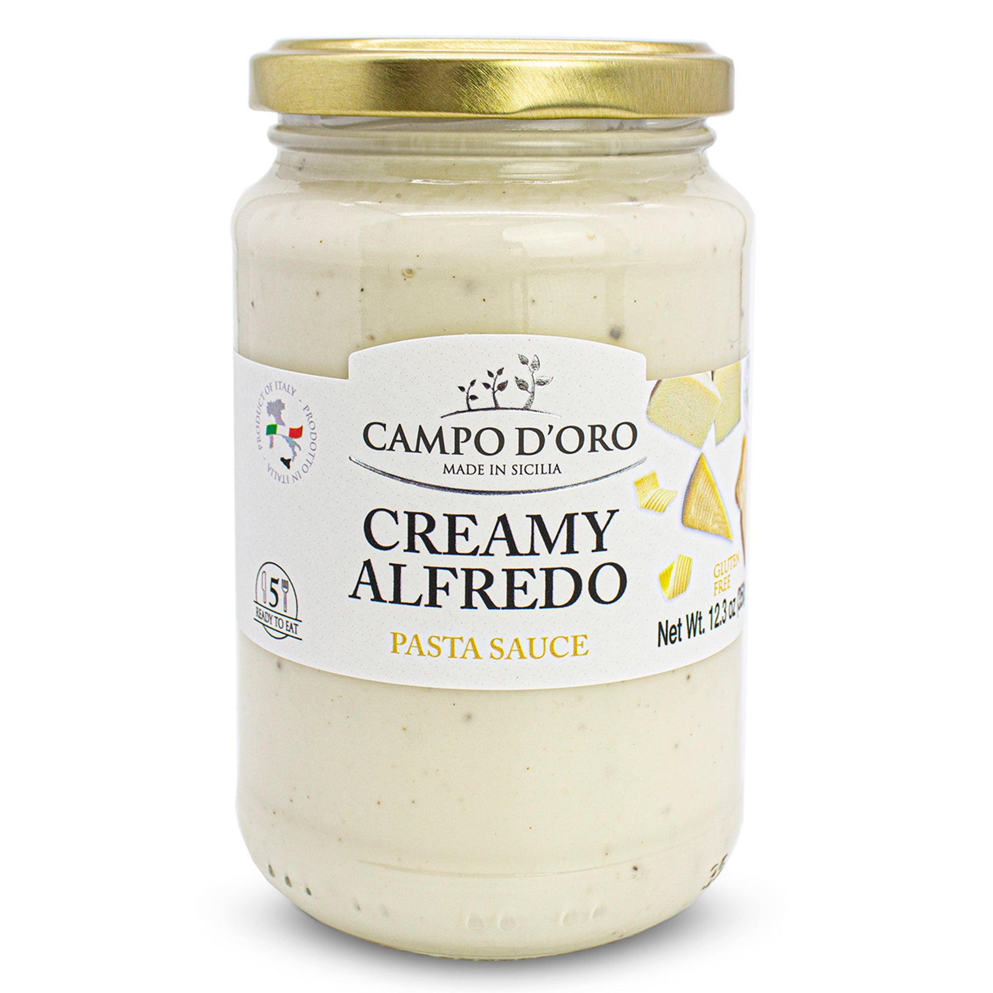 Campo D'Oro Creamy Alfredo Pasta Sauce.