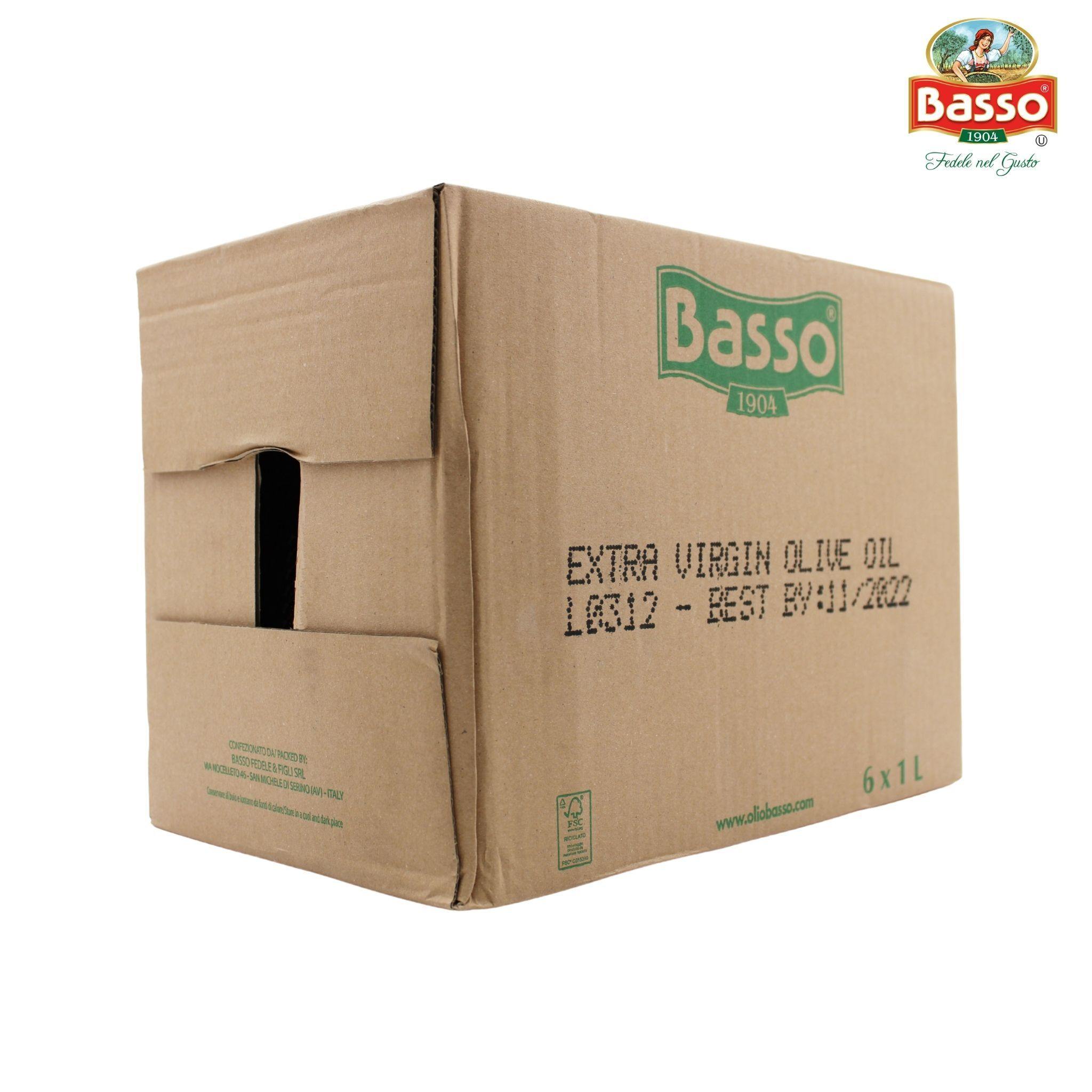 Basso Extra Virgin Olive Oil 1L Case
