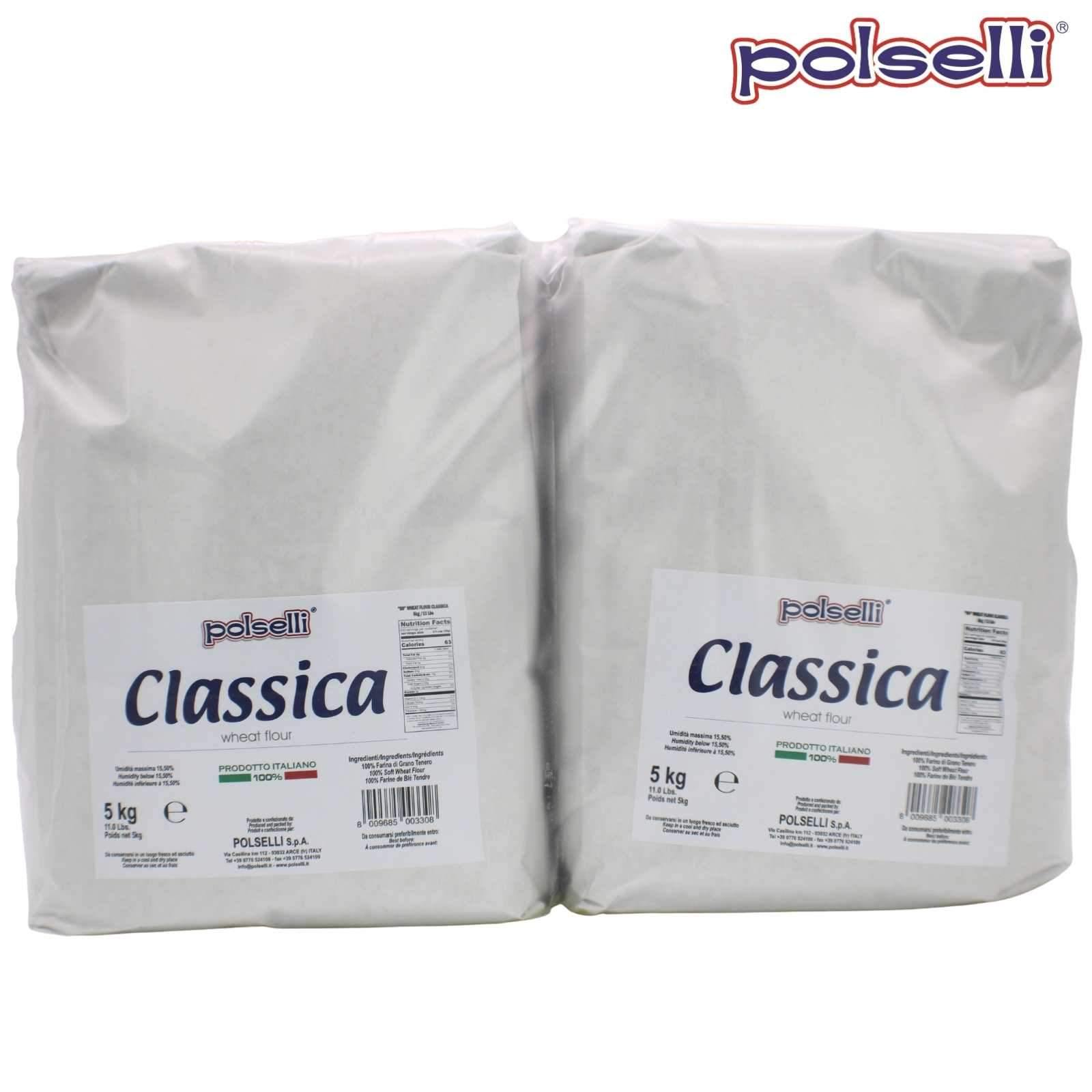 Polselli: Classica Tipo 00 Pizza Flour (Neapolitan) 11 lbs - Wholesale Italian Food