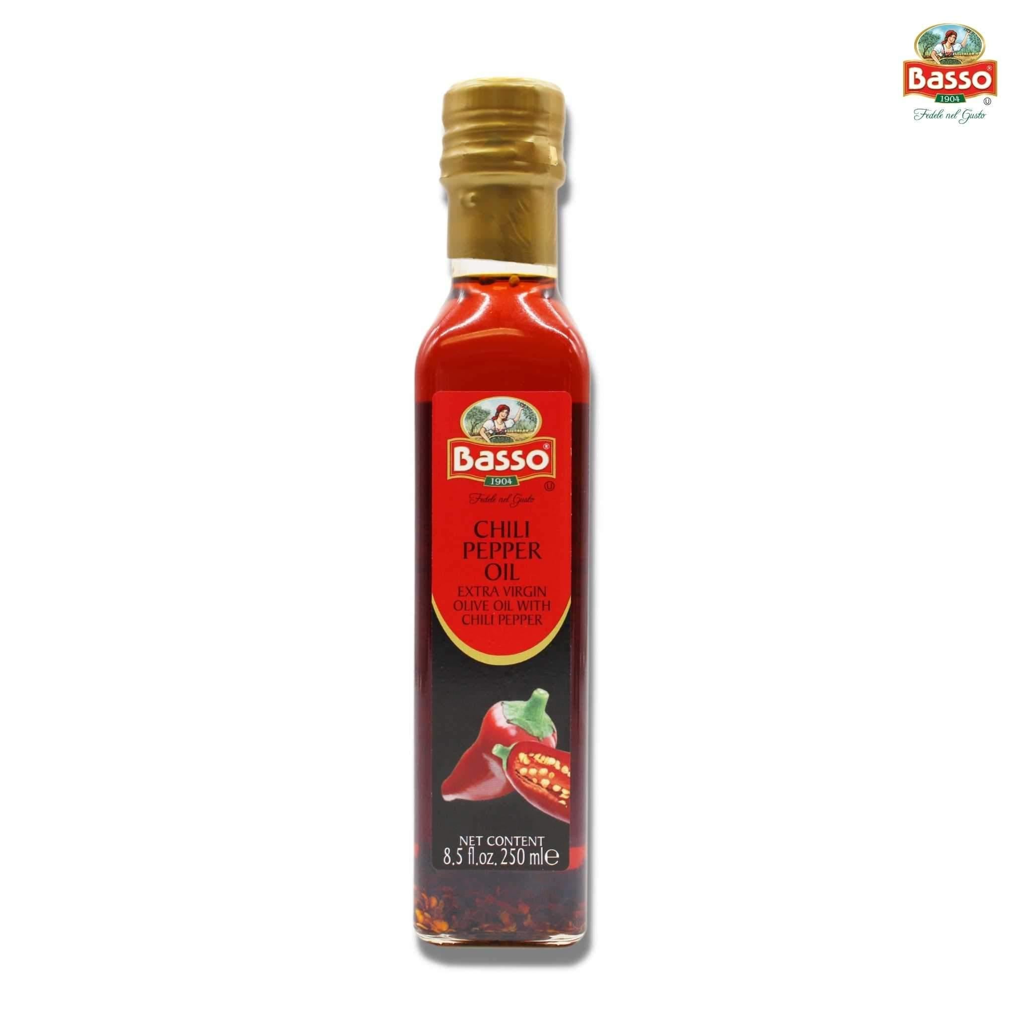 Basso Extra Virgin Olive Oil Chili Pepper 8.5 fl oz