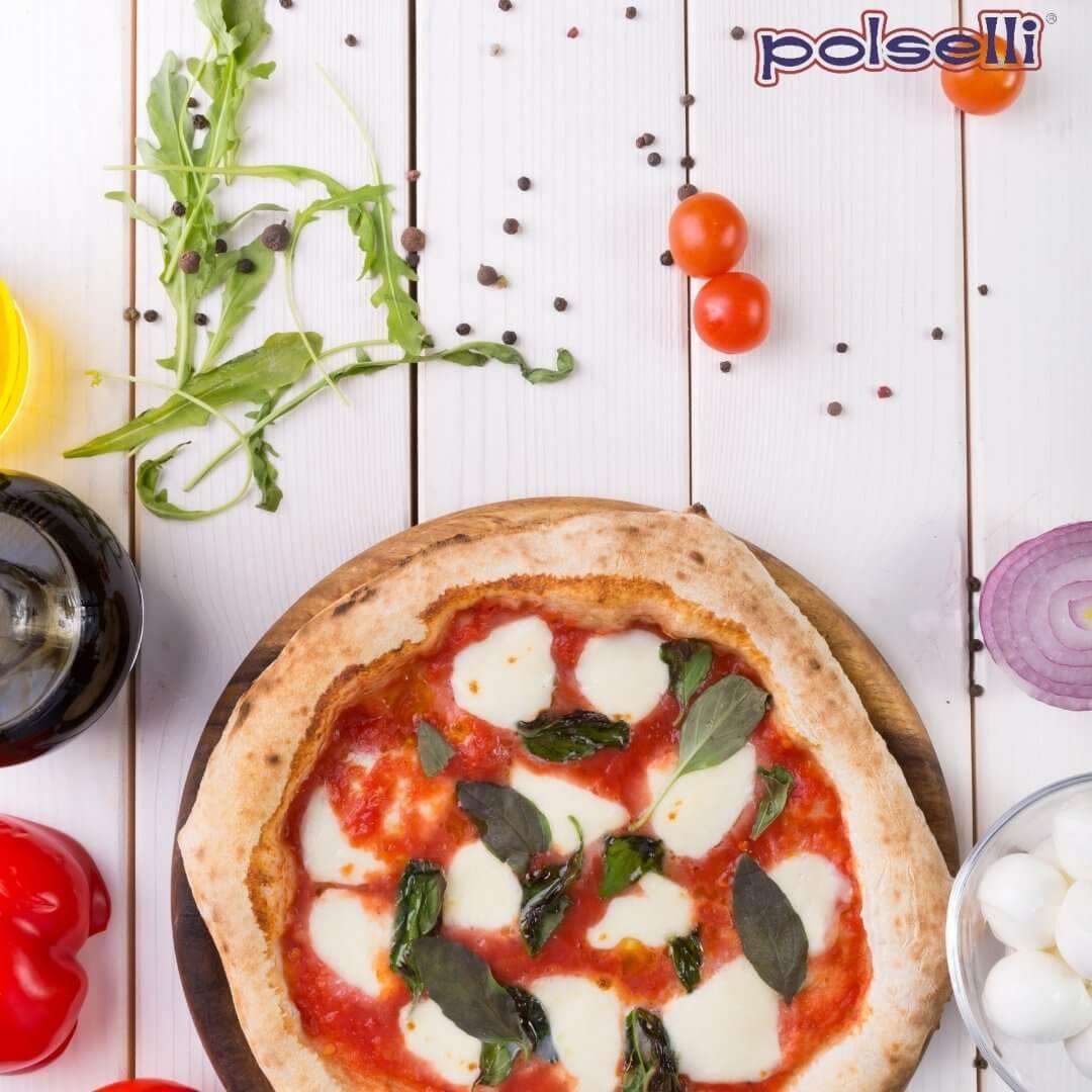 "Authentic Italian pizza dough made with Polselli 00 Pizza Flour (Farina), showcasing the premium flour’s versatility."